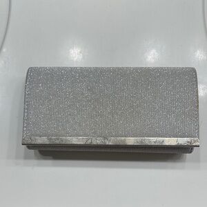 Sparkling Silver Clutch